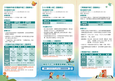 2025FunPark童書星創獎-數位繪本徵選與創意說故事競賽海報