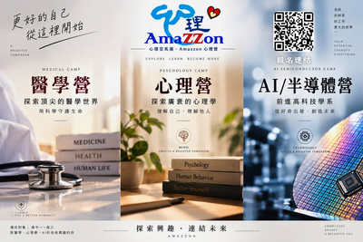 活動報名QRcode與三個營隊簡介